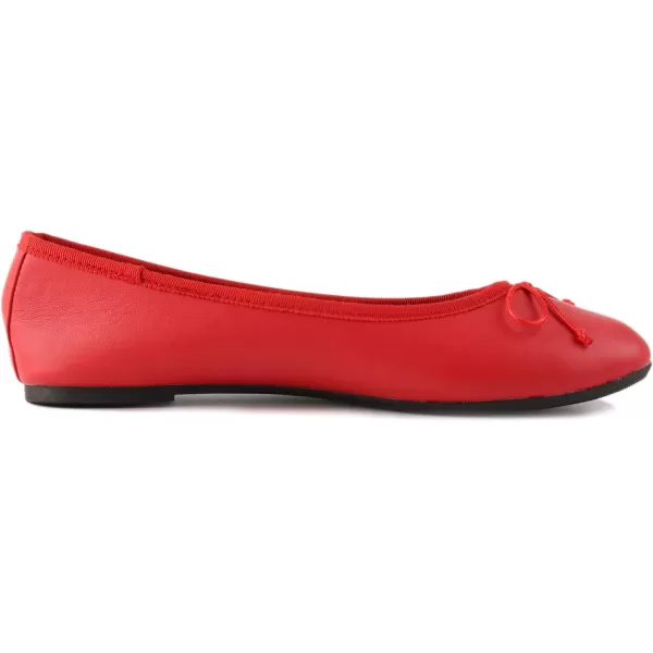 FEVERSOLE Women's Bow Tie Fashion Dress Slip On Shoes Round Toe Ballet Flat