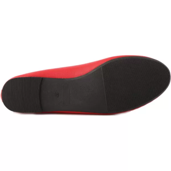 FEVERSOLE Women's Bow Tie Fashion Dress Slip On Shoes Round Toe Ballet Flat