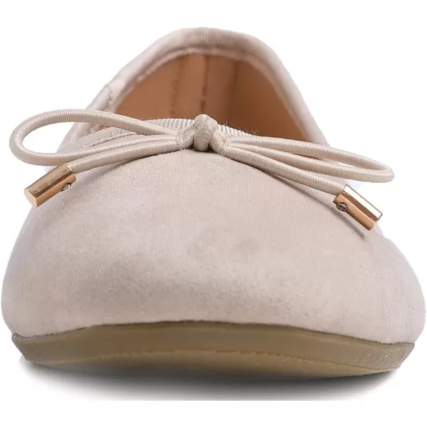 FEVERSOLE Women's Bow Tie Fashion Dress Slip On Shoes Round Toe Ballet Flat