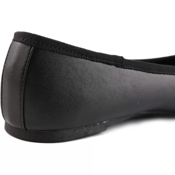 FEVERSOLE Women's Bow Tie Fashion Dress Slip On Shoes Round Toe Ballet Flat