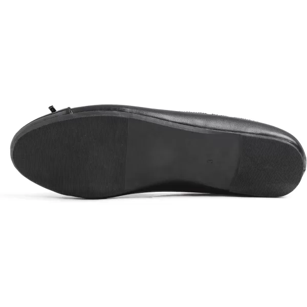 FEVERSOLE Women's Bow Tie Fashion Dress Slip On Shoes Round Toe Ballet Flat