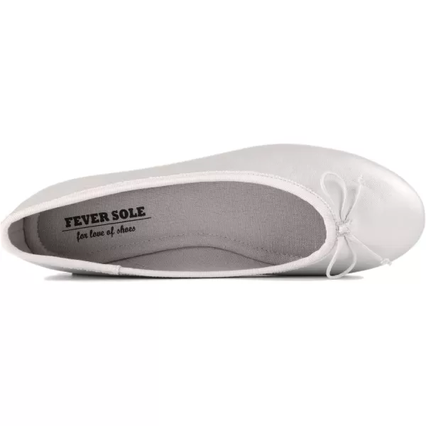 FEVERSOLE Women's Bow Tie Fashion Dress Slip On Shoes Round Toe Ballet Flat