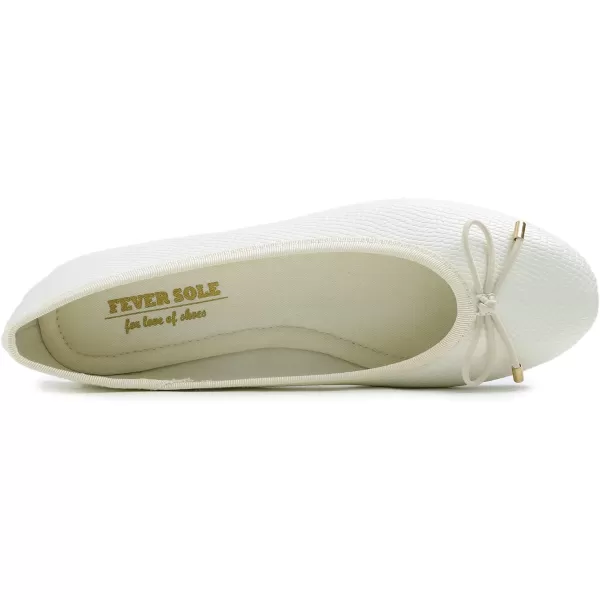 FEVERSOLE Women's Bow Tie Fashion Dress Slip On Shoes Round Toe Ballet Flat