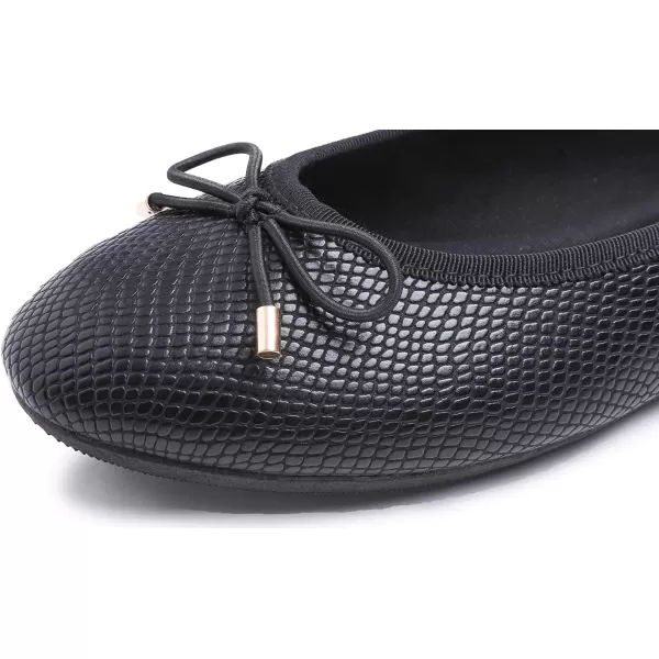 FEVERSOLE Women's Bow Tie Fashion Dress Slip On Shoes Round Toe Ballet Flat