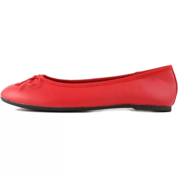 FEVERSOLE Women's Bow Tie Fashion Dress Slip On Shoes Round Toe Ballet Flat