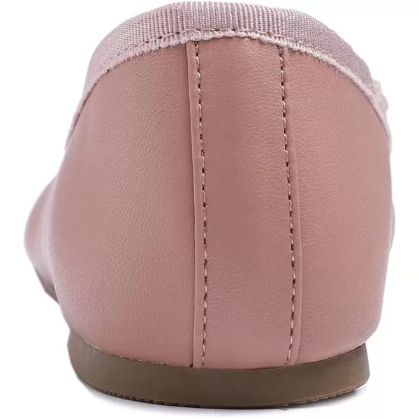 FEVERSOLE Women's Bow Tie Fashion Dress Slip On Shoes Round Toe Ballet Flat