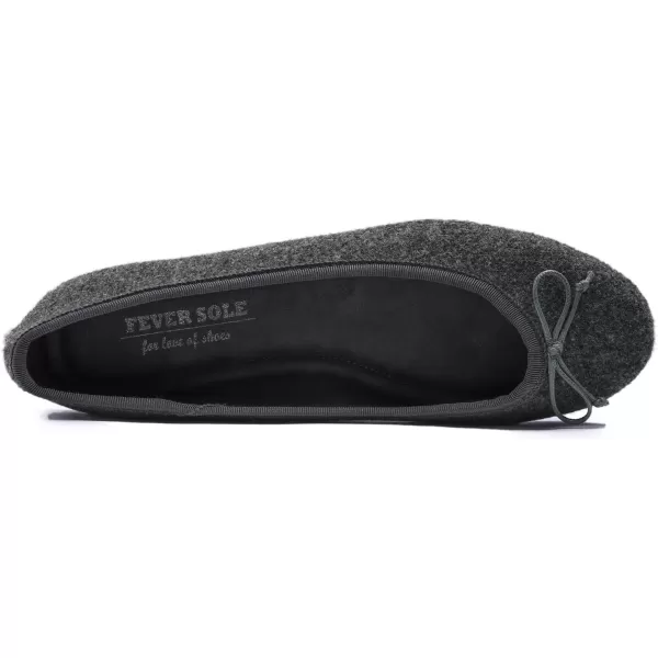FEVERSOLE Women's Bow Tie Fashion Dress Slip On Shoes Round Toe Ballet Flat