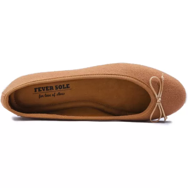 FEVERSOLE Women's Bow Tie Fashion Dress Slip On Shoes Round Toe Ballet Flat