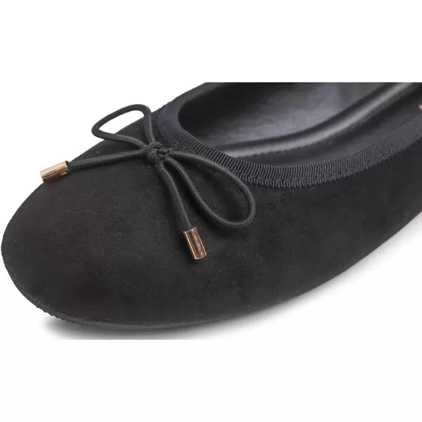 FEVERSOLE Women's Bow Tie Fashion Dress Slip On Shoes Round Toe Ballet Flat