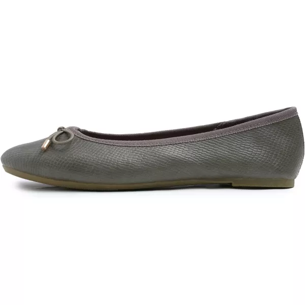 FEVERSOLE Women's Bow Tie Fashion Dress Slip On Shoes Round Toe Ballet Flat
