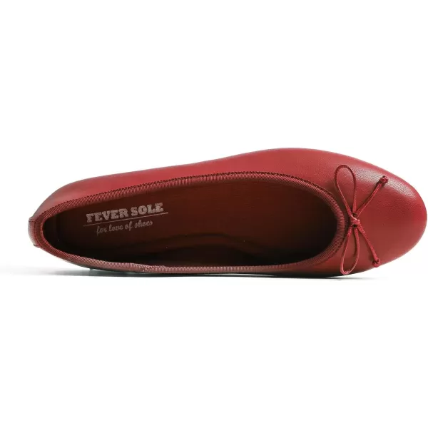 FEVERSOLE Women's Bow Tie Fashion Dress Slip On Shoes Round Toe Ballet Flat