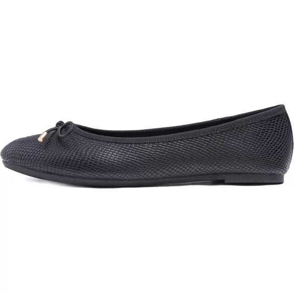 FEVERSOLE Women's Bow Tie Fashion Dress Slip On Shoes Round Toe Ballet Flat