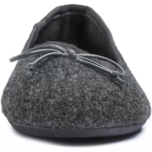 FEVERSOLE Women's Bow Tie Fashion Dress Slip On Shoes Round Toe Ballet Flat