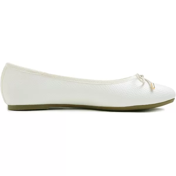 FEVERSOLE Women's Bow Tie Fashion Dress Slip On Shoes Round Toe Ballet Flat