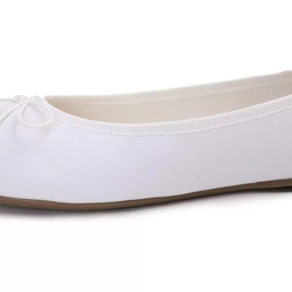 FEVERSOLE Women's Bow Tie Fashion Dress Slip On Shoes Round Toe Ballet Flat