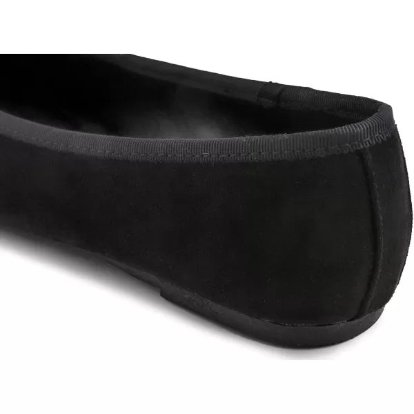 FEVERSOLE Women's Bow Tie Fashion Dress Slip On Shoes Round Toe Ballet Flat