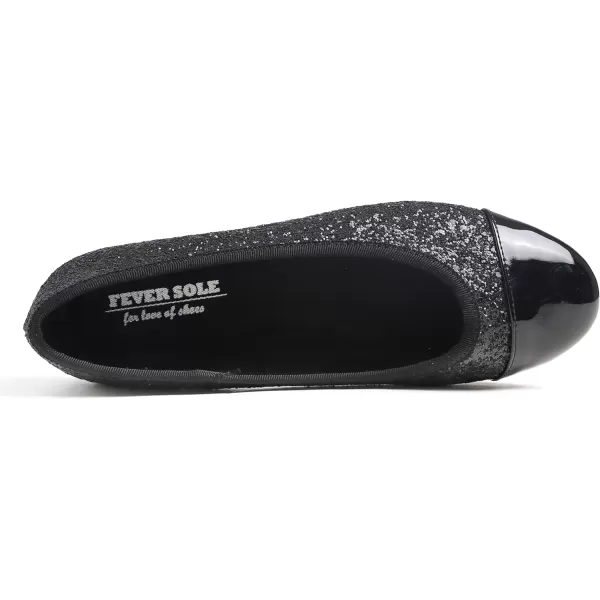 FEVERSOLE Women's Bow Tie Fashion Dress Slip On Shoes Round Toe Ballet Flat