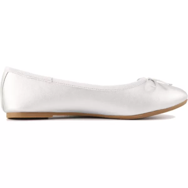 FEVERSOLE Women's Bow Tie Fashion Dress Slip On Shoes Round Toe Ballet Flat