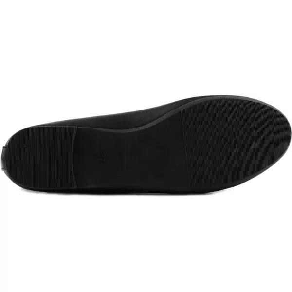 FEVERSOLE Women's Bow Tie Fashion Dress Slip On Shoes Round Toe Ballet Flat