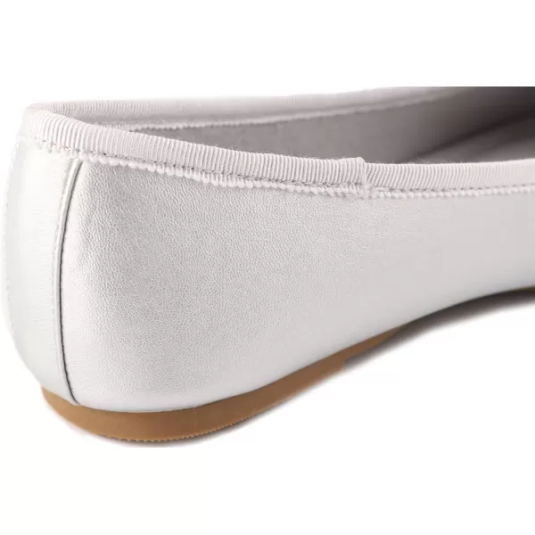 FEVERSOLE Women's Bow Tie Fashion Dress Slip On Shoes Round Toe Ballet Flat