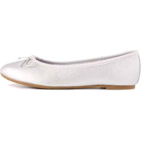 FEVERSOLE Women's Bow Tie Fashion Dress Slip On Shoes Round Toe Ballet Flat