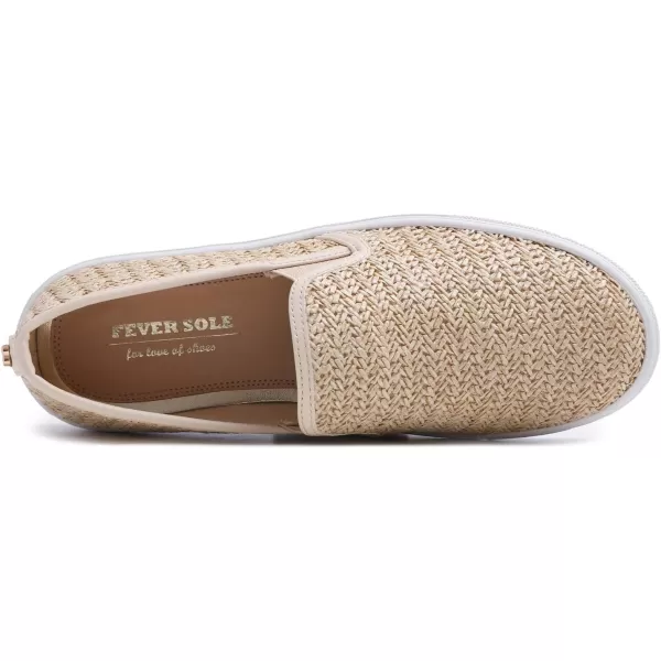FEVERSOLE Women's Casual Slip On Sneaker Comfort Walking Loafer Flats
