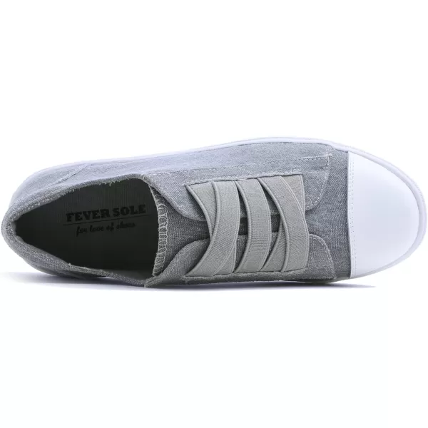 FEVERSOLE Women's Casual Slip On Sneaker Comfort Walking Loafer Flats