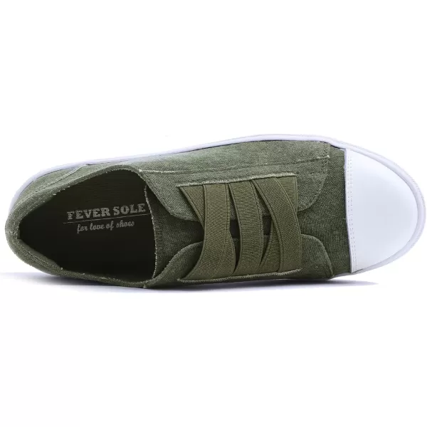FEVERSOLE Women's Casual Slip On Sneaker Comfort Walking Loafer Flats