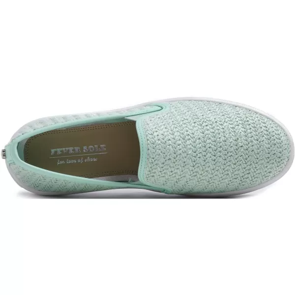 FEVERSOLE Women's Casual Slip On Sneaker Comfort Walking Loafer Flats