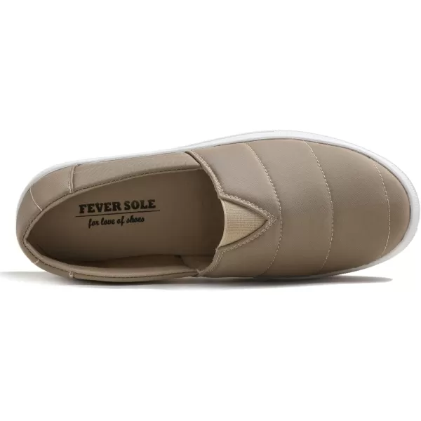FEVERSOLE Women's Casual Slip On Sneaker Comfort Walking Loafer Flats