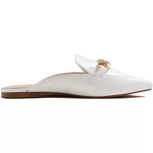 FEVERSOLE Women's Fashion Deco Mules Slip On Backless Slide Flats