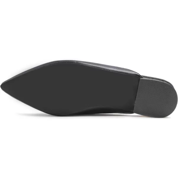 FEVERSOLE Women's Fashion Deco Mules Slip On Backless Slide Flats