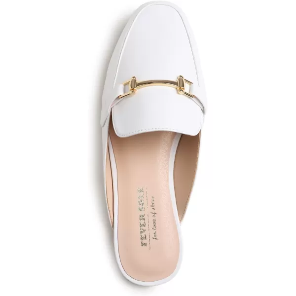 FEVERSOLE Women's Fashion Deco Mules Slip On Backless Slide Flats