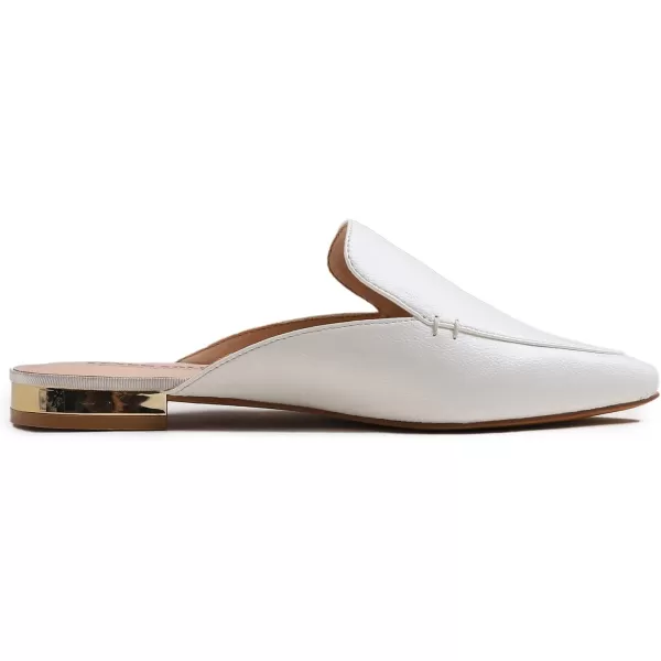 FEVERSOLE Women's Fashion Deco Mules Slip On Backless Slide Flats