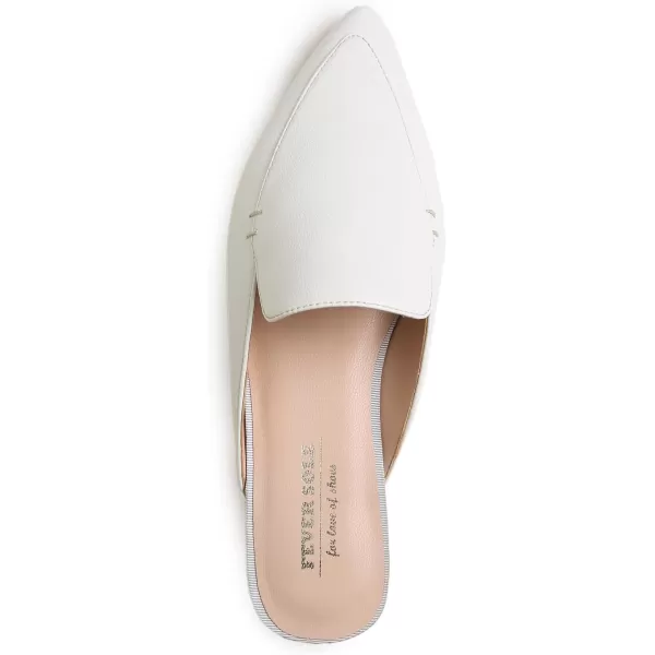 FEVERSOLE Women's Fashion Deco Mules Slip On Backless Slide Flats