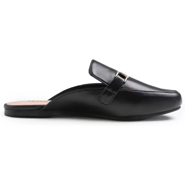 FEVERSOLE Women's Fashion Deco Mules Slip On Backless Slide Flats
