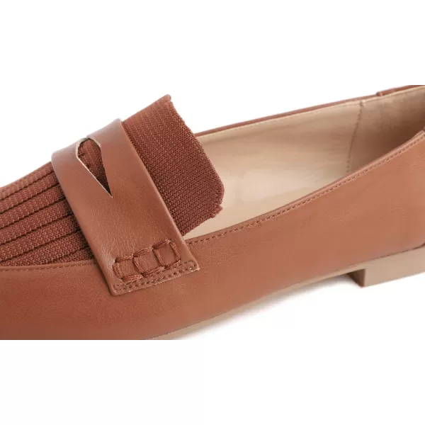 FEVERSOLE Women's Fashion Dress Comfort Low Heel Office Penny Loafer Flats
