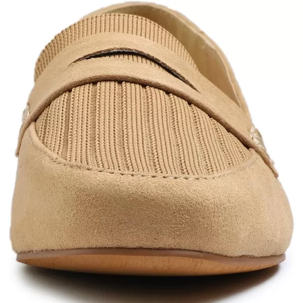 FEVERSOLE Women's Fashion Dress Comfort Low Heel Office Penny Loafer Flats