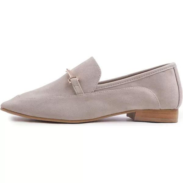 FEVERSOLE Women's Fashion Dress Comfort Low Heel Office Penny Loafer Flats