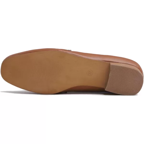 FEVERSOLE Women's Fashion Dress Comfort Low Heel Office Penny Loafer Flats