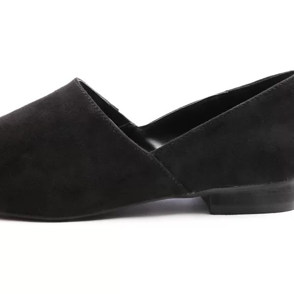 FEVERSOLE Women's Fashion Dress Comfort Low Heel Office Penny Loafer Flats