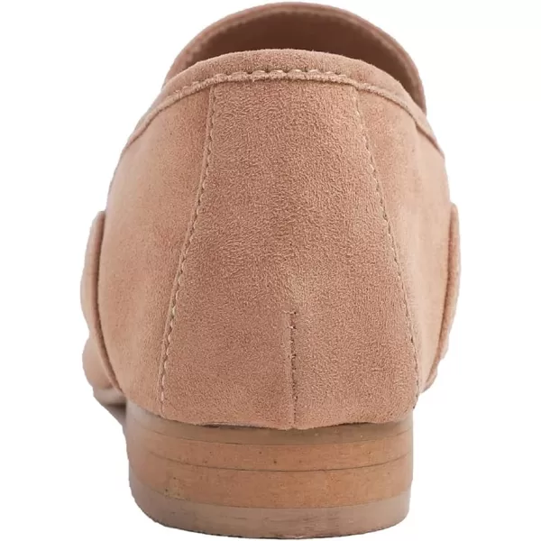 FEVERSOLE Women's Fashion Dress Comfort Low Heel Office Penny Loafer Flats
