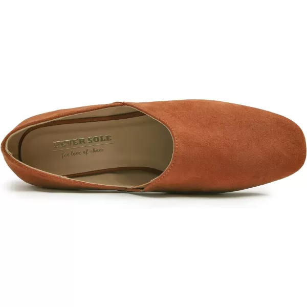 FEVERSOLE Women's Fashion Dress Comfort Low Heel Office Penny Loafer Flats