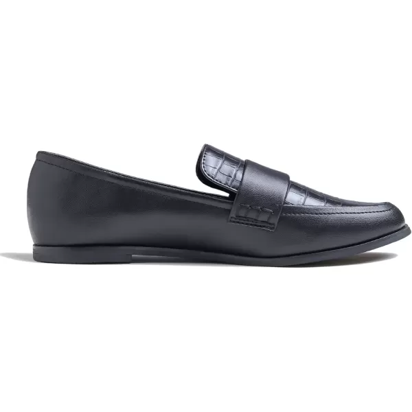 FEVERSOLE Women's Fashion Dress Comfort Low Heel Office Penny Loafer Flats