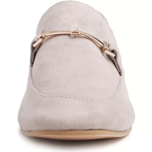 FEVERSOLE Women's Fashion Dress Comfort Low Heel Office Penny Loafer Flats