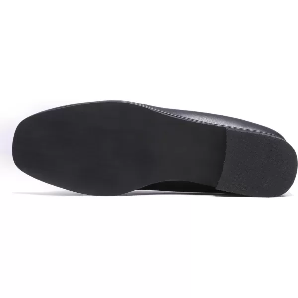 FEVERSOLE Women's Fashion Dress Comfort Low Heel Office Penny Loafer Flats