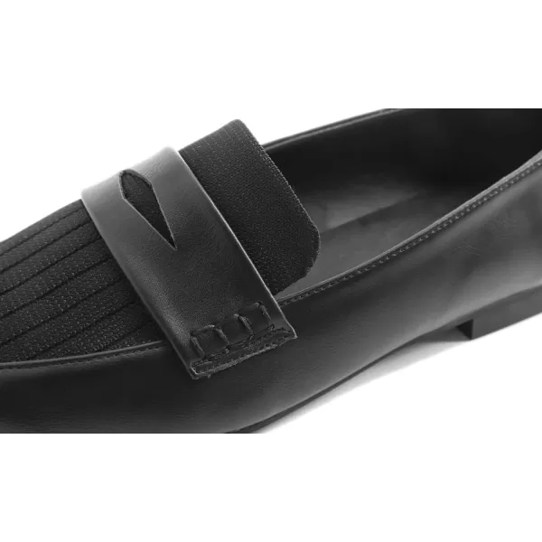 FEVERSOLE Women's Fashion Dress Comfort Low Heel Office Penny Loafer Flats