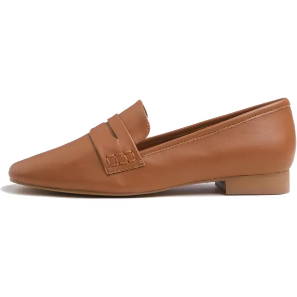 FEVERSOLE Women's Fashion Dress Comfort Low Heel Office Penny Loafer Flats