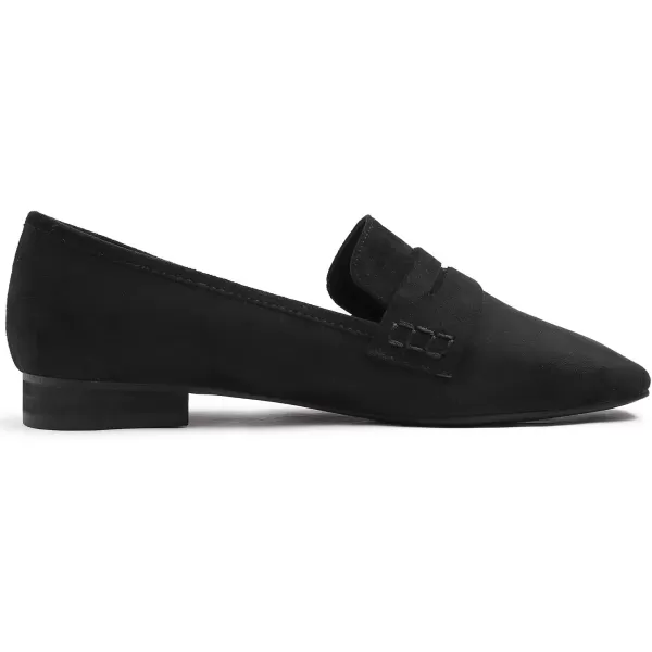 FEVERSOLE Women's Fashion Dress Comfort Low Heel Office Penny Loafer Flats