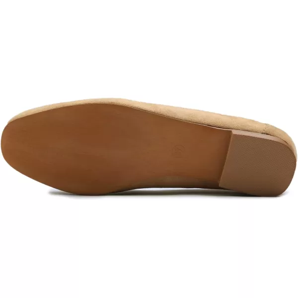 FEVERSOLE Women's Fashion Dress Comfort Low Heel Office Penny Loafer Flats